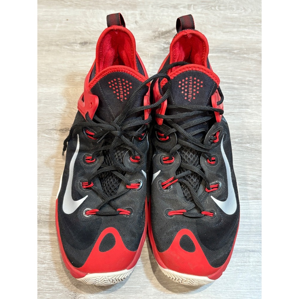 Nike Hyperrev Basketball Shoes Performance Athletic Black‎ Red Size 10